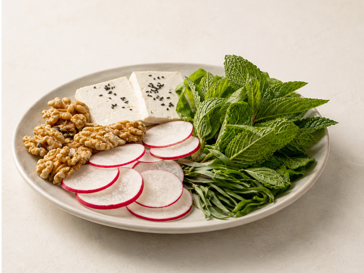 Paneer Sabzi from the side